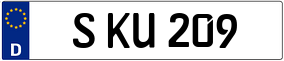 Truck License Plate